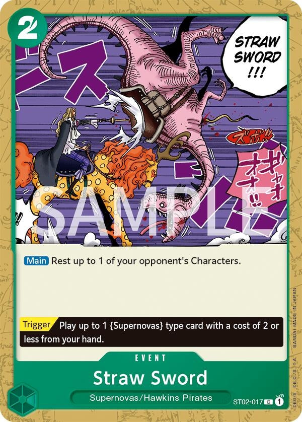 Image for Straw Sword (ST02-017) (Revision Pack Cards) - One Piece Card Game