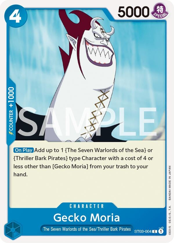 Image for Gecko Moria (ST03-004) (Revision Pack Cards) - One Piece Card Game