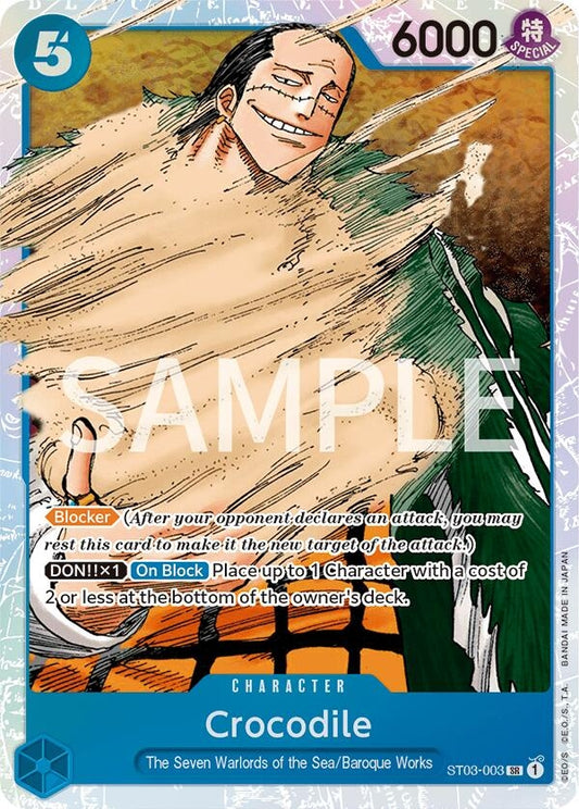 Image for Crocodile (003) (ST03-003) (Revision Pack Cards) - One Piece Card Game