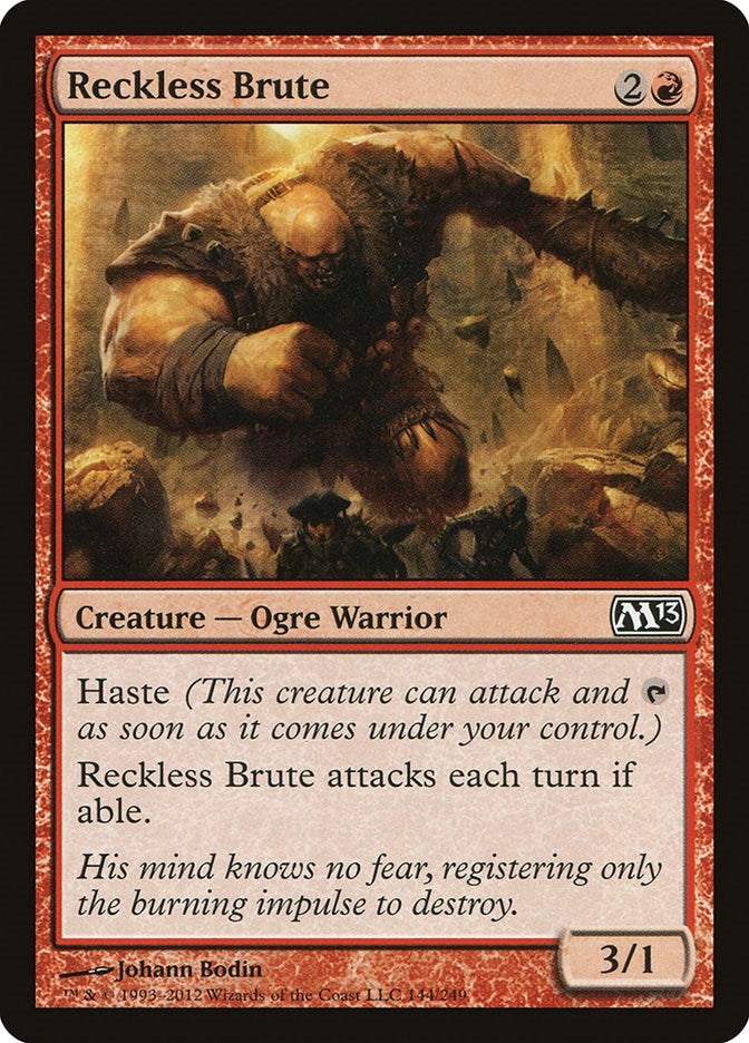 Image for Reckless Brute (144) (Magic 2013 (M13)) - Magic: The Gathering