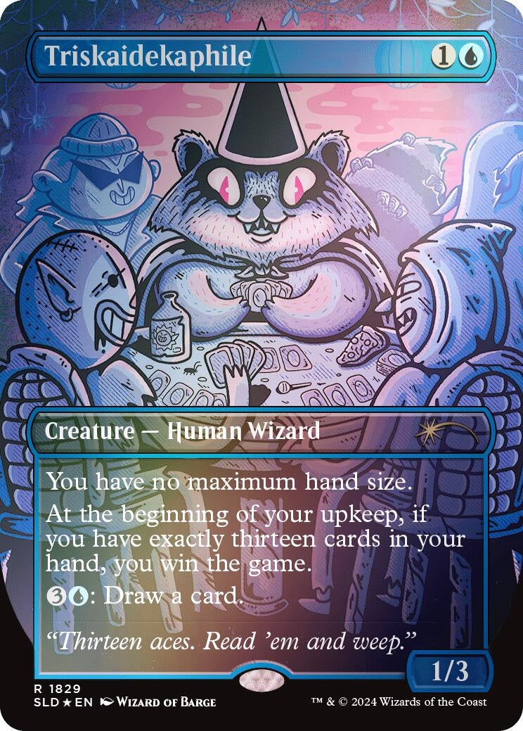 Image for Triskaidekaphile (Rainbow Foil) (1829) (Secret Lair Drop Series) - Magic: The Gathering