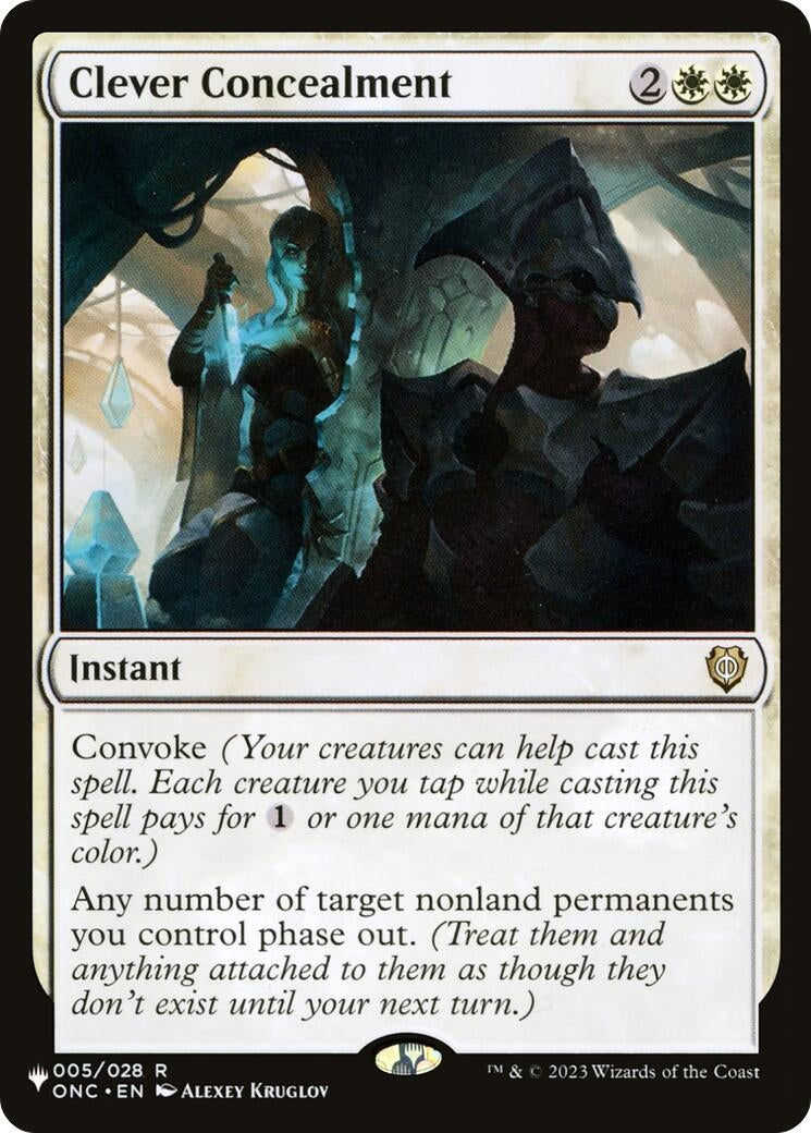 Image for Clever Concealment (005/028) (The List Reprints) - Magic: The Gathering