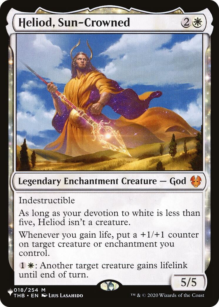 Image for Heliod, Sun-Crowned (018/254) (The List Reprints) - Magic: The Gathering