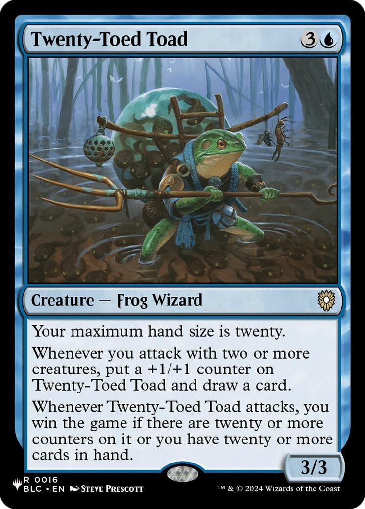 Image for Twenty-Toed Toad (0016) (The List Reprints) - Magic: The Gathering