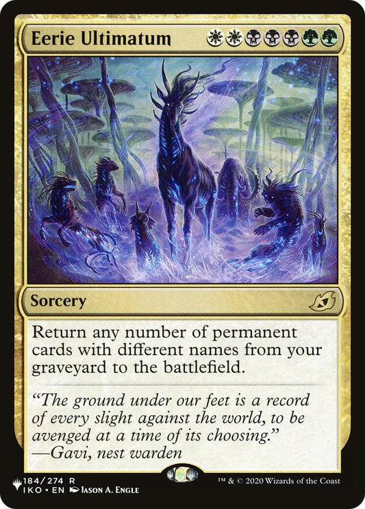 Image for Eerie Ultimatum (184/274) (The List Reprints) - Magic: The Gathering