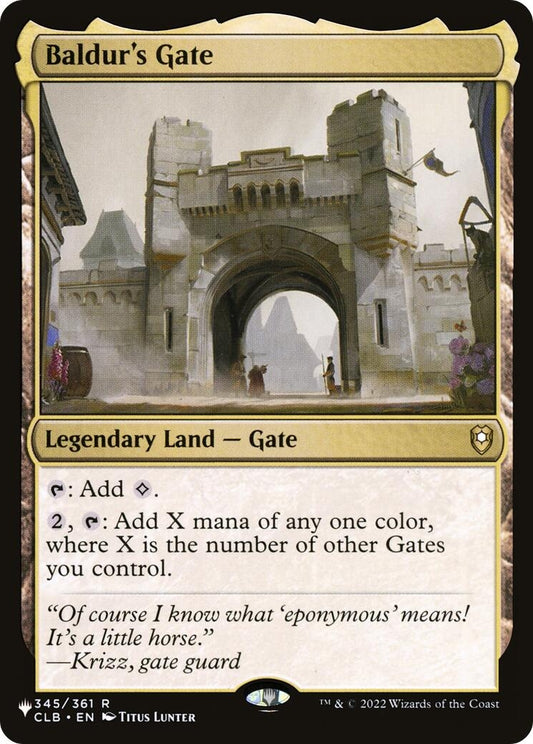 Image for Baldur's Gate (345/361) (The List Reprints) - Magic: The Gathering
