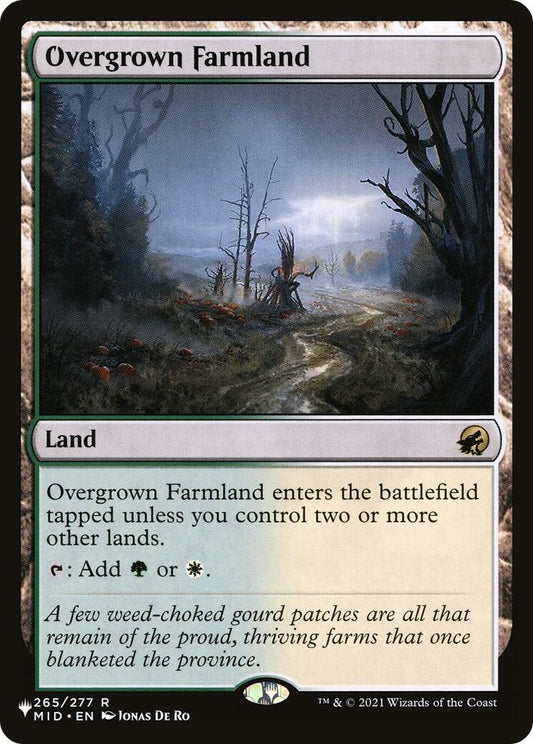Image for Overgrown Farmland (265/277) (The List Reprints) - Magic: The Gathering