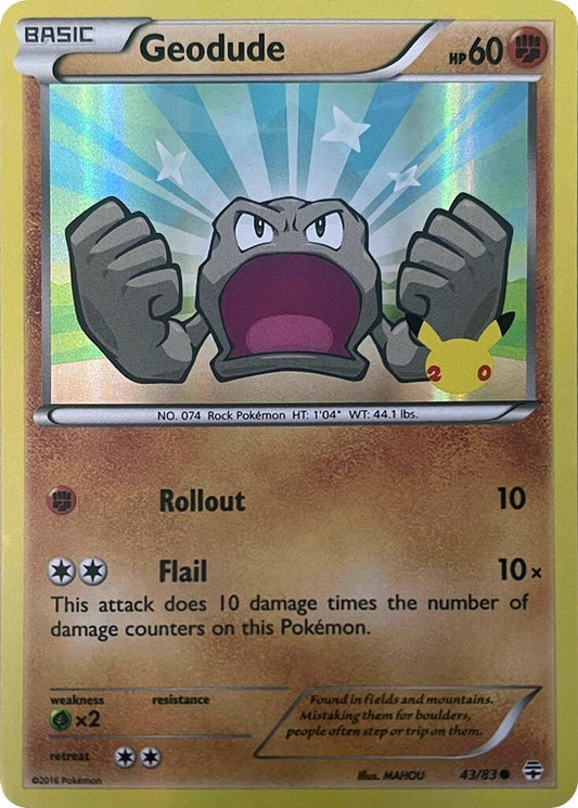 Image for Geodude (Stamped) (043/083) (Generations) - Pokemon