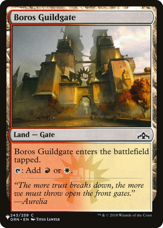 Image for Boros Guildgate (243/259) (The List Reprints) - Magic: The Gathering