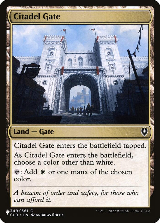 Image for Citadel Gate (349/361) (The List Reprints) - Magic: The Gathering