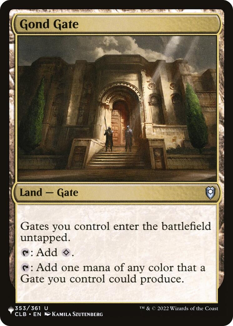 Image for Gond Gate (353/361) (The List Reprints) - Magic: The Gathering