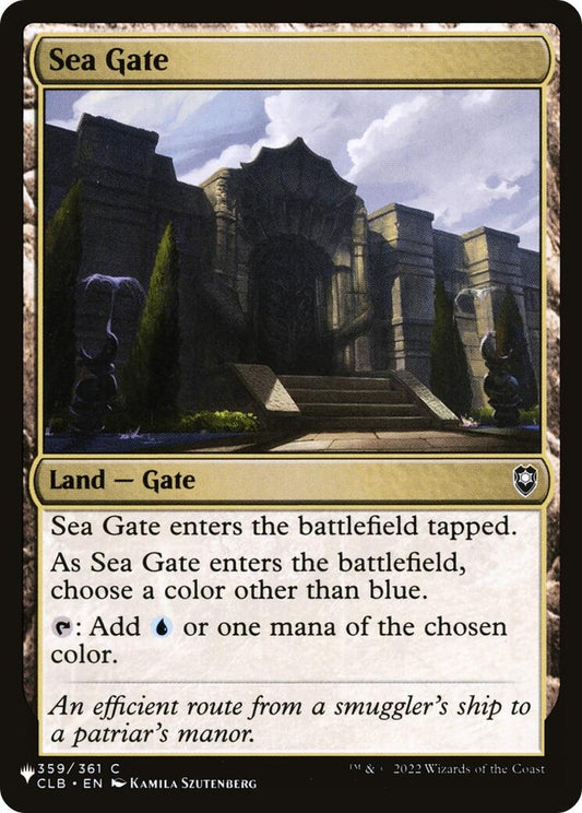 Image for Sea Gate (359/361) (The List Reprints) - Magic: The Gathering
