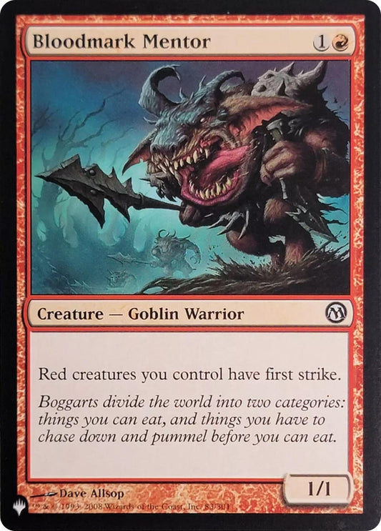 Image for Bloodmark Mentor (83) (83/301) (The List Reprints) - Magic: The Gathering