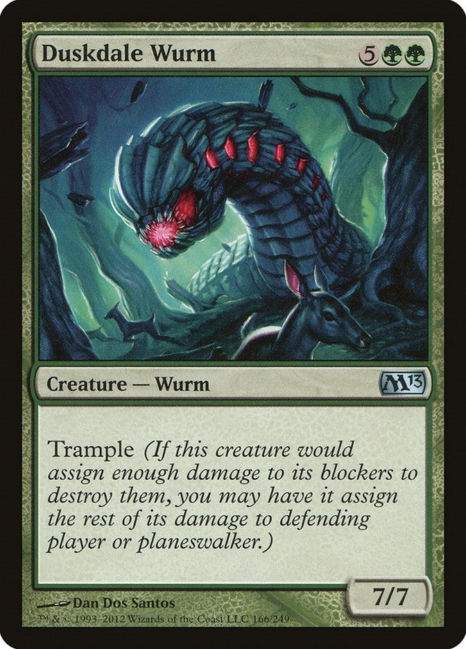 Image for Duskdale Wurm (166) (Magic 2013 (M13)) - Magic: The Gathering