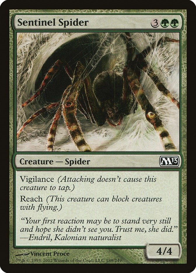 Image for Sentinel Spider (189) (Magic 2013 (M13)) - Magic: The Gathering