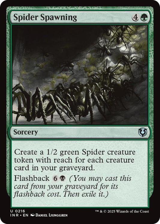 Image for Spider Spawning (216) (Innistrad Remastered) - Magic: The Gathering
