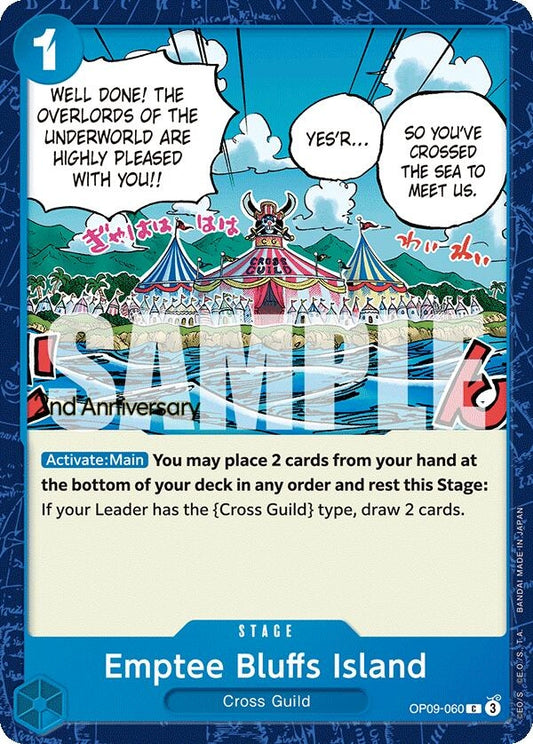 Image for Emptee Bluffs Island (OP09-060) (Emperors in the New World: 2nd Anniversary Tournament Cards) - One Piece Card Game