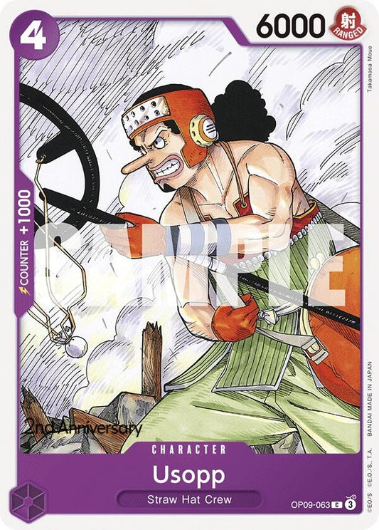 Image for Usopp (063) (OP09-063) (Emperors in the New World: 2nd Anniversary Tournament Cards) - One Piece Card Game