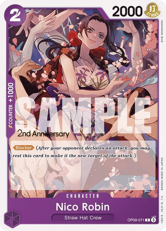 Image for Nico Robin (071) (OP09-071) (Emperors in the New World: 2nd Anniversary Tournament Cards) - One Piece Card Game