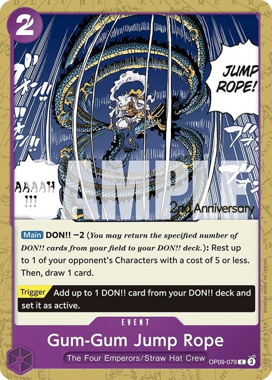 Image for Gum-Gum Jump Rope (OP09-079) (Emperors in the New World: 2nd Anniversary Tournament Cards) - One Piece Card Game