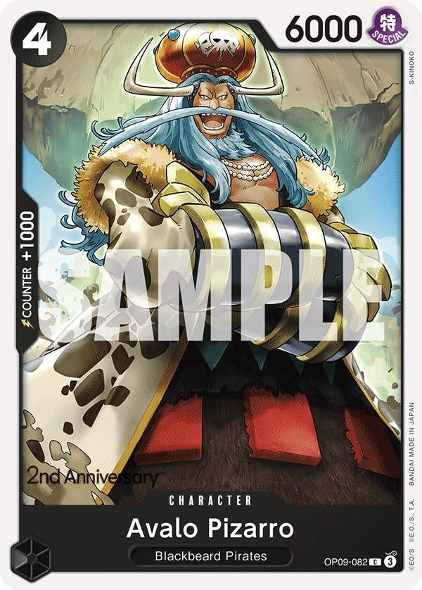 Image for Avalo Pizarro (OP09-082) (Emperors in the New World: 2nd Anniversary Tournament Cards) - One Piece Card Game
