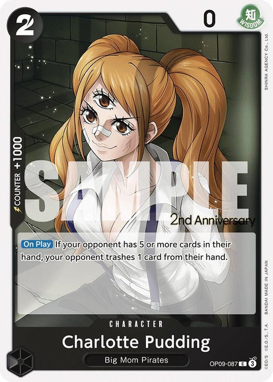 Image for Charlotte Pudding (OP09-087) (Emperors in the New World: 2nd Anniversary Tournament Cards) - One Piece Card Game