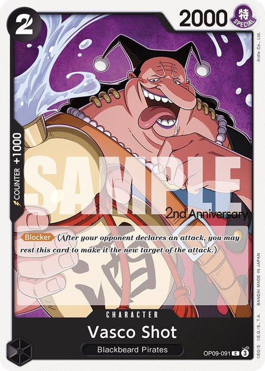 Image for Vasco Shot (OP09-091) (Emperors in the New World: 2nd Anniversary Tournament Cards) - One Piece Card Game