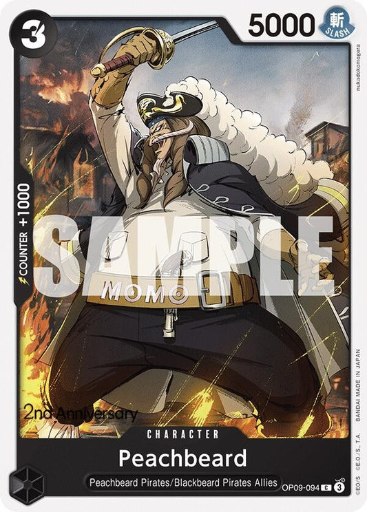 Image for Peachbeard (OP09-094) (Emperors in the New World: 2nd Anniversary Tournament Cards) - One Piece Card Game