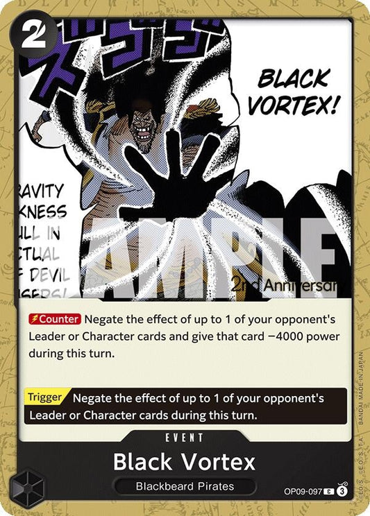 Image for Black Vortex (OP09-097) (Emperors in the New World: 2nd Anniversary Tournament Cards) - One Piece Card Game