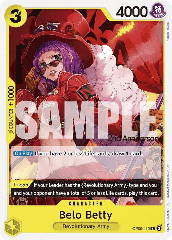 Image for Belo Betty (OP09-112) (Emperors in the New World: 2nd Anniversary Tournament Cards) - One Piece Card Game