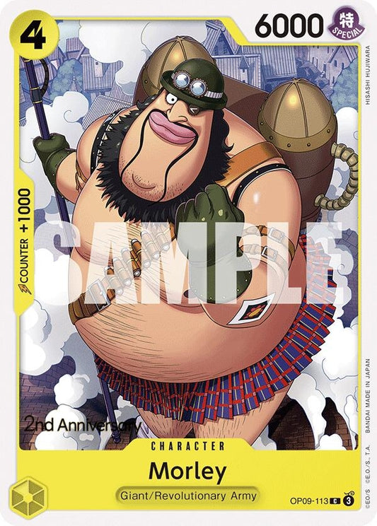 Image for Morley (OP09-113) (Emperors in the New World: 2nd Anniversary Tournament Cards) - One Piece Card Game