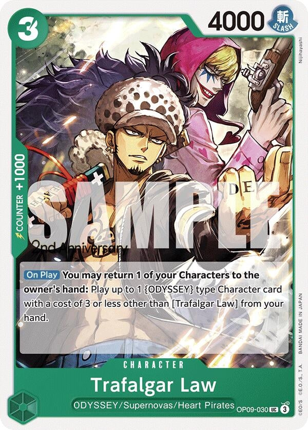 Image for Trafalgar Law (OP09-030) (Emperors in the New World: 2nd Anniversary Tournament Cards) - One Piece Card Game