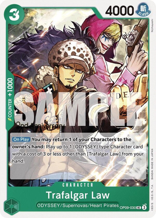 Image for Trafalgar Law (OP09-030) (Emperors in the New World: 2nd Anniversary Tournament Cards) - One Piece Card Game