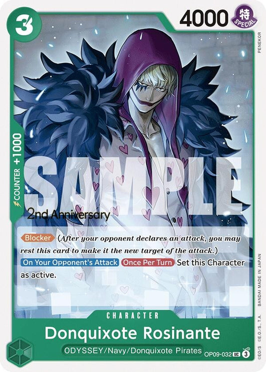 Image for Donquixote Rosinante (032) (OP09-032) (Emperors in the New World: 2nd Anniversary Tournament Cards) - One Piece Card Game