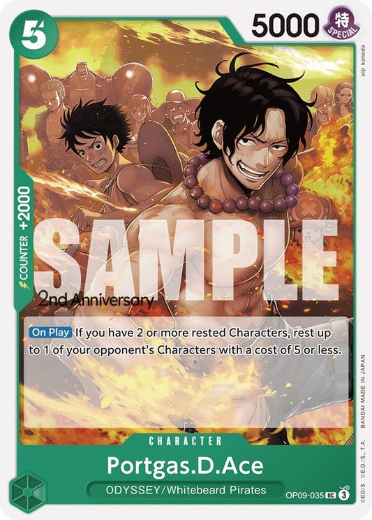 Image for Portgas.D.Ace (OP09-035) (Emperors in the New World: 2nd Anniversary Tournament Cards) - One Piece Card Game