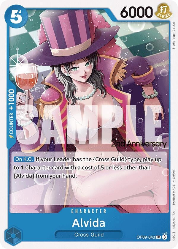 Image for Alvida (OP09-043) (Emperors in the New World: 2nd Anniversary Tournament Cards) - One Piece Card Game