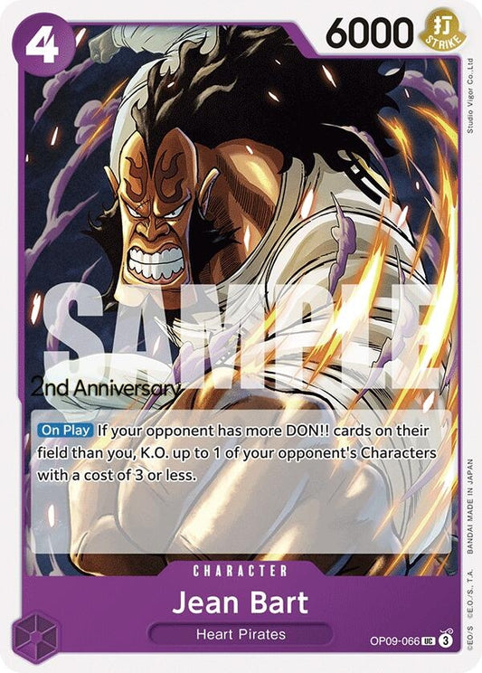 Image for Jean Bart (OP09-066) (Emperors in the New World: 2nd Anniversary Tournament Cards) - One Piece Card Game