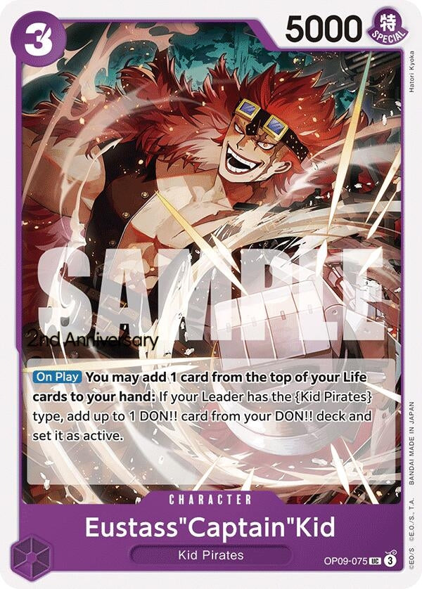 Image for Eustass"Captain"Kid (OP09-075) (Emperors in the New World: 2nd Anniversary Tournament Cards) - One Piece Card Game