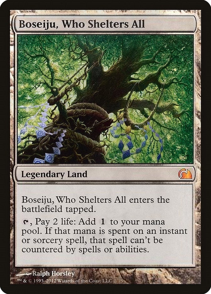 Image for Boseiju, Who Shelters All (2) (From the Vault: Realms) - Magic: The Gathering