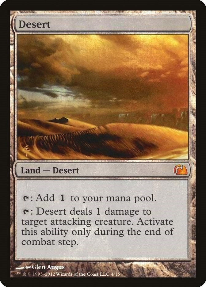 Image for Desert (4) (From the Vault: Realms) - Magic: The Gathering