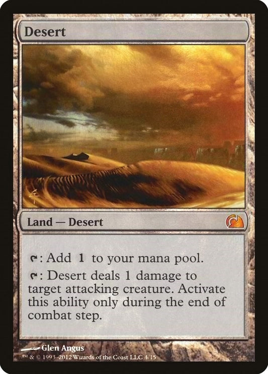 Image for Desert (4) (From the Vault: Realms) - Magic: The Gathering