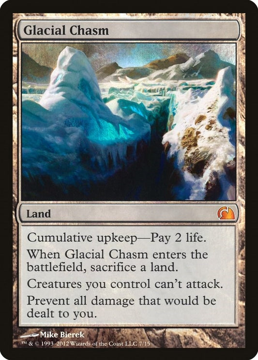 Image for Glacial Chasm (7) (From the Vault: Realms) - Magic: The Gathering