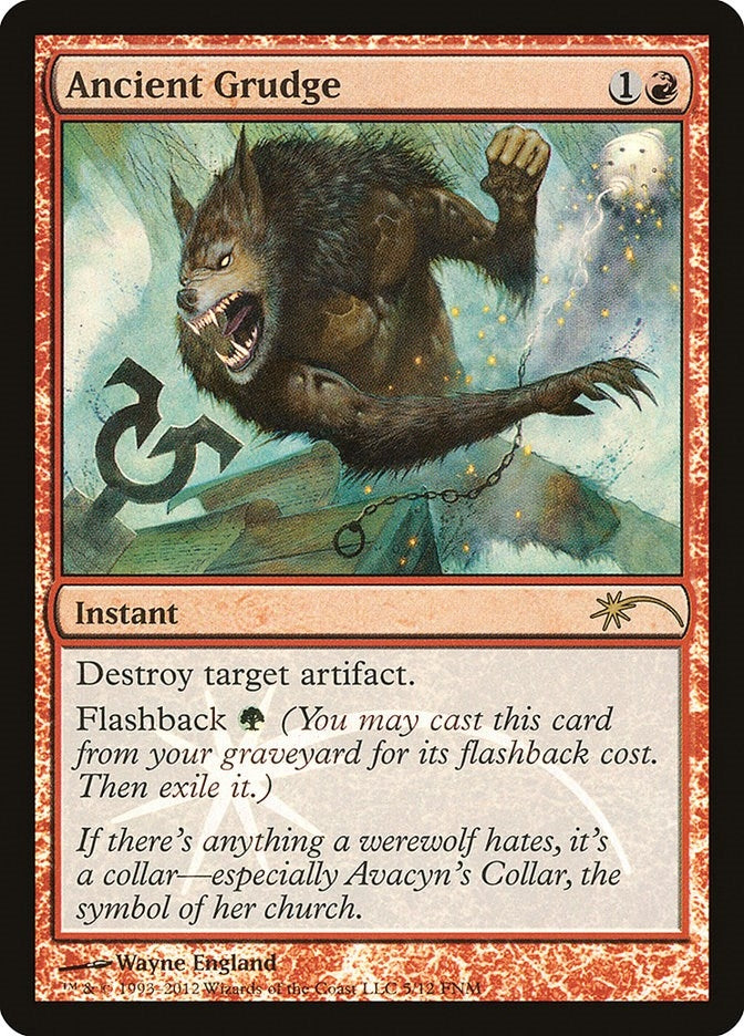 Image for Ancient Grudge (5) (FNM Promos) - Magic: The Gathering