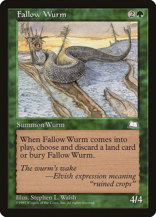 Image for Fallow Wurm (Weatherlight) - Magic: The Gathering