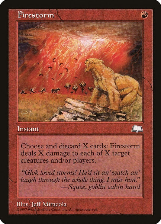 Image for Firestorm (Weatherlight) - Magic: The Gathering