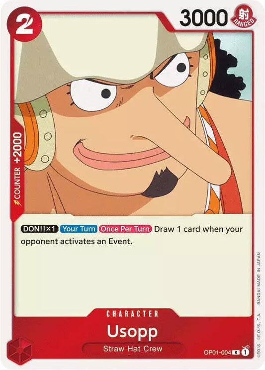 Image for Usopp (OP01-004) (One Piece Demo Deck Cards) - One Piece Card Game