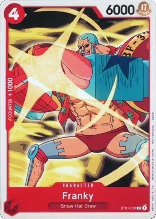 Image for Franky (010) (ST01-010) (One Piece Demo Deck Cards) - One Piece Card Game
