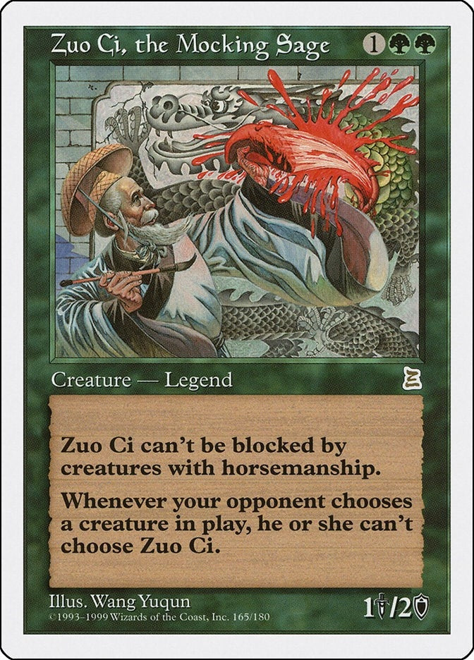 Image for Zuo Ci, the Mocking Sage (165) (Portal Three Kingdoms) - Magic: The Gathering