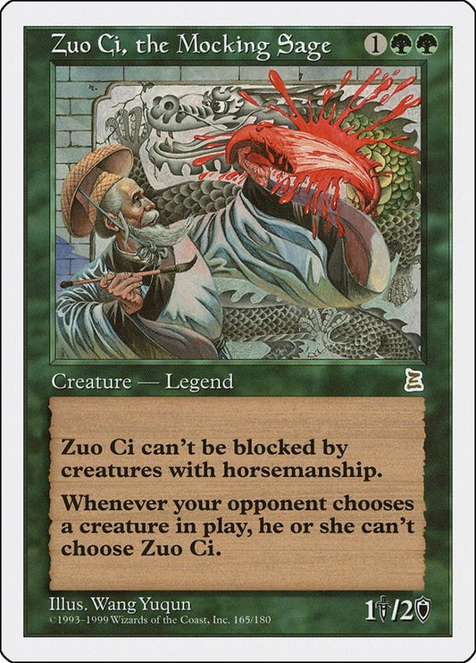 Image for Zuo Ci, the Mocking Sage (165) (Portal Three Kingdoms) - Magic: The Gathering
