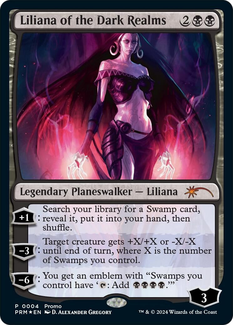 Image for Liliana of the Dark Realms (4) (Media Promos) - Magic: The Gathering